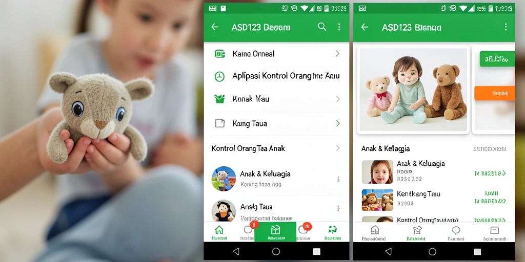 Antarmuka aplikasi ASD123 yang mudah digunakan dan informatif.
