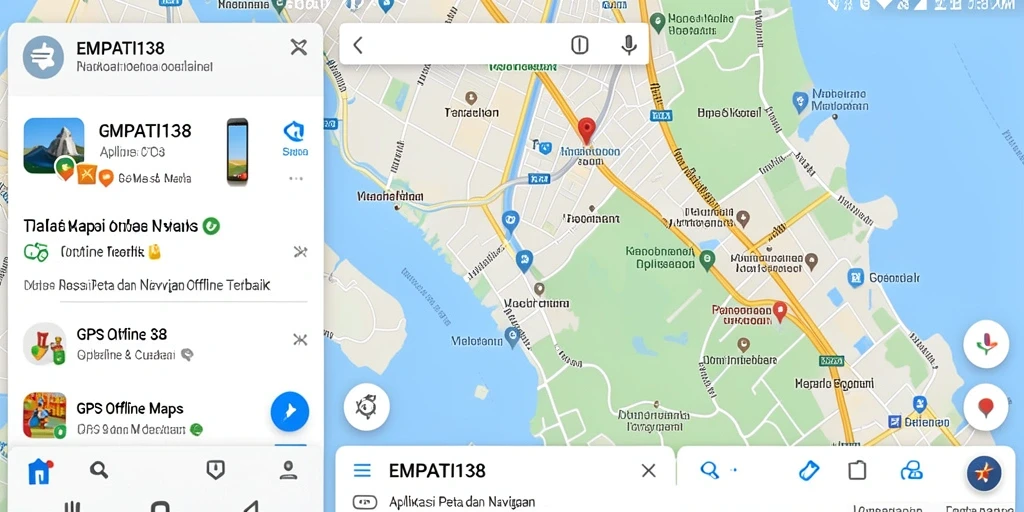 Antarmuka EMPATI138 menampilkan peta detail dan navigasi yang mudah digunakan.