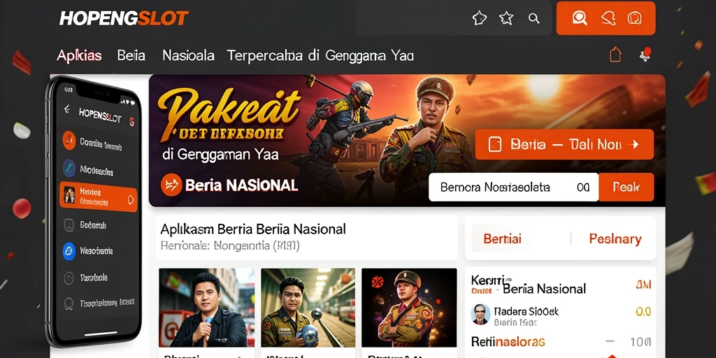 Tampilan antarmuka pengguna HOPENGSLOT yang sederhana dan informatif.